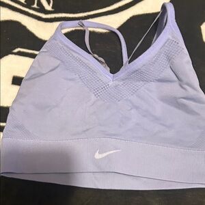 Nike Lavender V-Neck Sports Bra